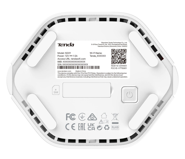 TENDA 5G01 5G 2,2Gbps (Wi-Fi 6 1500Mb/s a/b/g/n/ac/ax) - 1333174 - zdjęcie 3